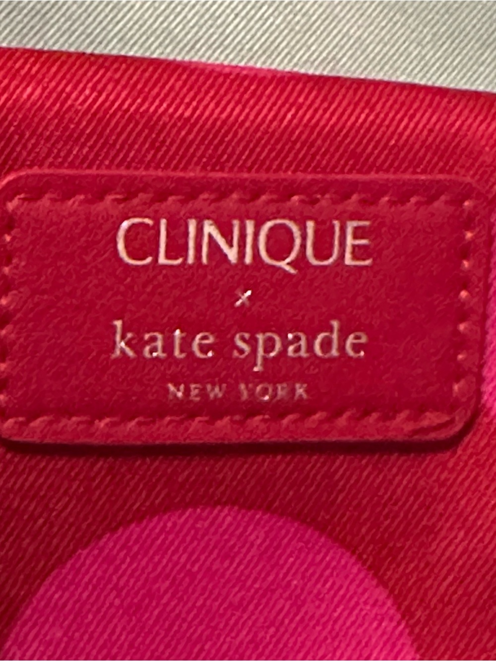 Kate Spade+Clinique Reversible Tote, Make Up Bag & .5oz Moisture Surge Intense - Picture 12 of 14